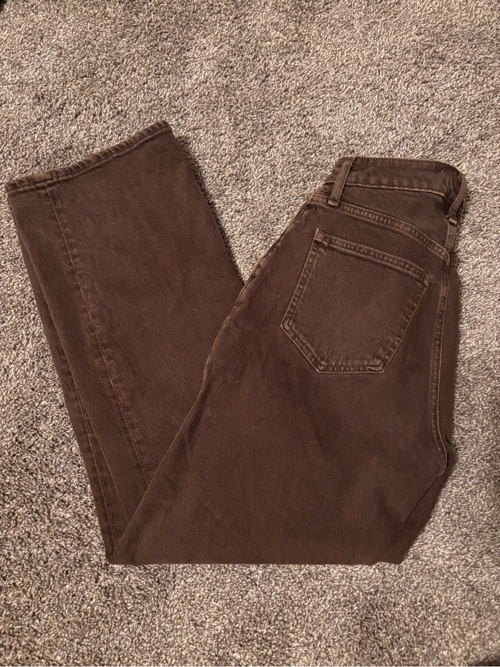 Abercrombie & Fitch Brown Straight-Leg Women’s Jeans